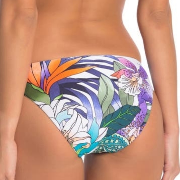 Trina Turk Amazonia Floral Print Bikini Bottoms - Picture 2 of 10